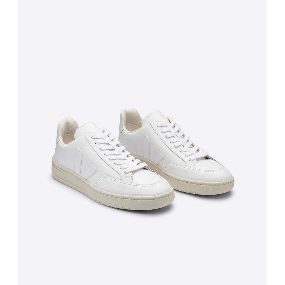 Veja V-12 LEATHER Sneakers Heren Wit | NL 345YXF